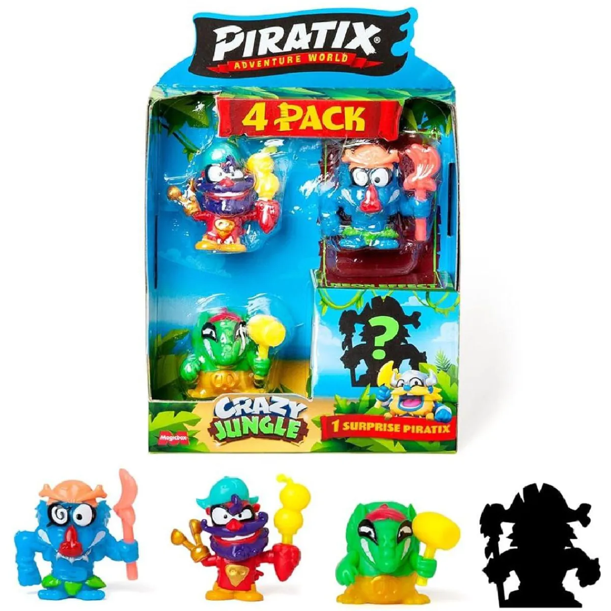 Crazy Jungle - Pack de 4 (varios modelos)*PIRATIX Clearance