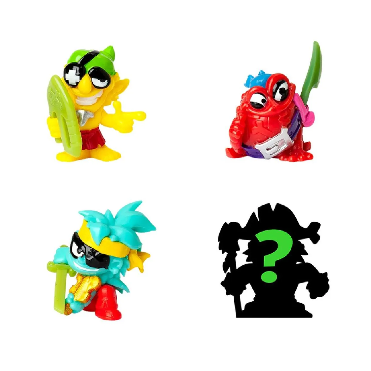 Hot Piratix Wild Kingdom - Pack 4 figuras (Varios Modelos) Figuras De Acción
