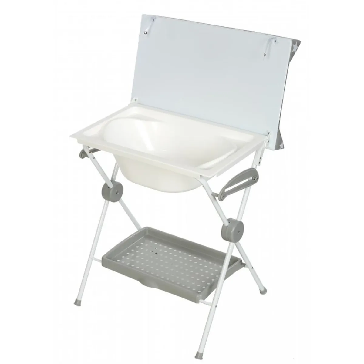 Clearance - Bañera Plegable Lea Safari Gris Baño Y Accesorios·Bañeras Cambiador