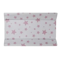 Best - Cambiador Rígido Estrellas Rosas Descanso·Muebles Cambiador