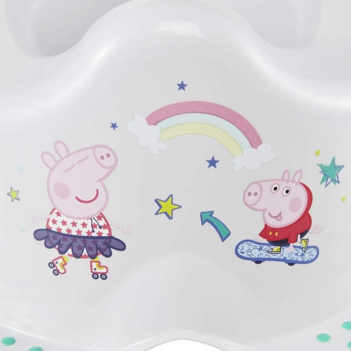 - Peppa Pig - Orinal antideslizante Peppa Pig, 38 x 27 x 23.5 cm, gris claro ㅤ Baño Y Accesorios·Orinales Y Reductores