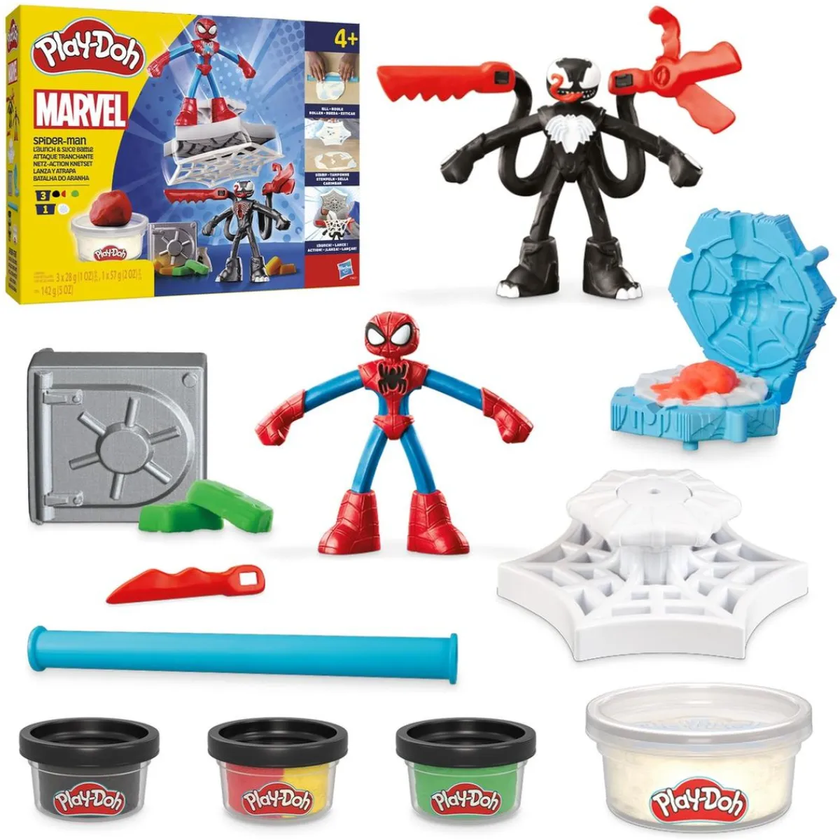 Play-Doh - Spider-man Lanza y atrapa*HASBRO IBERIA Best
