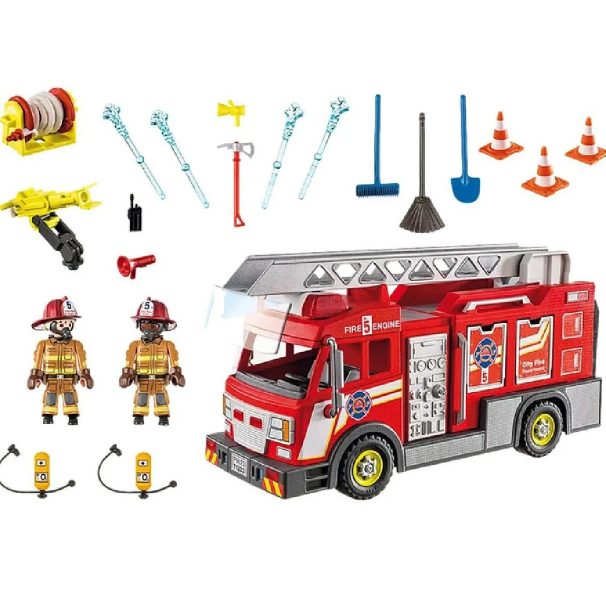 Outlet - Camión de Bomberos City Action Juguetes De Construcción