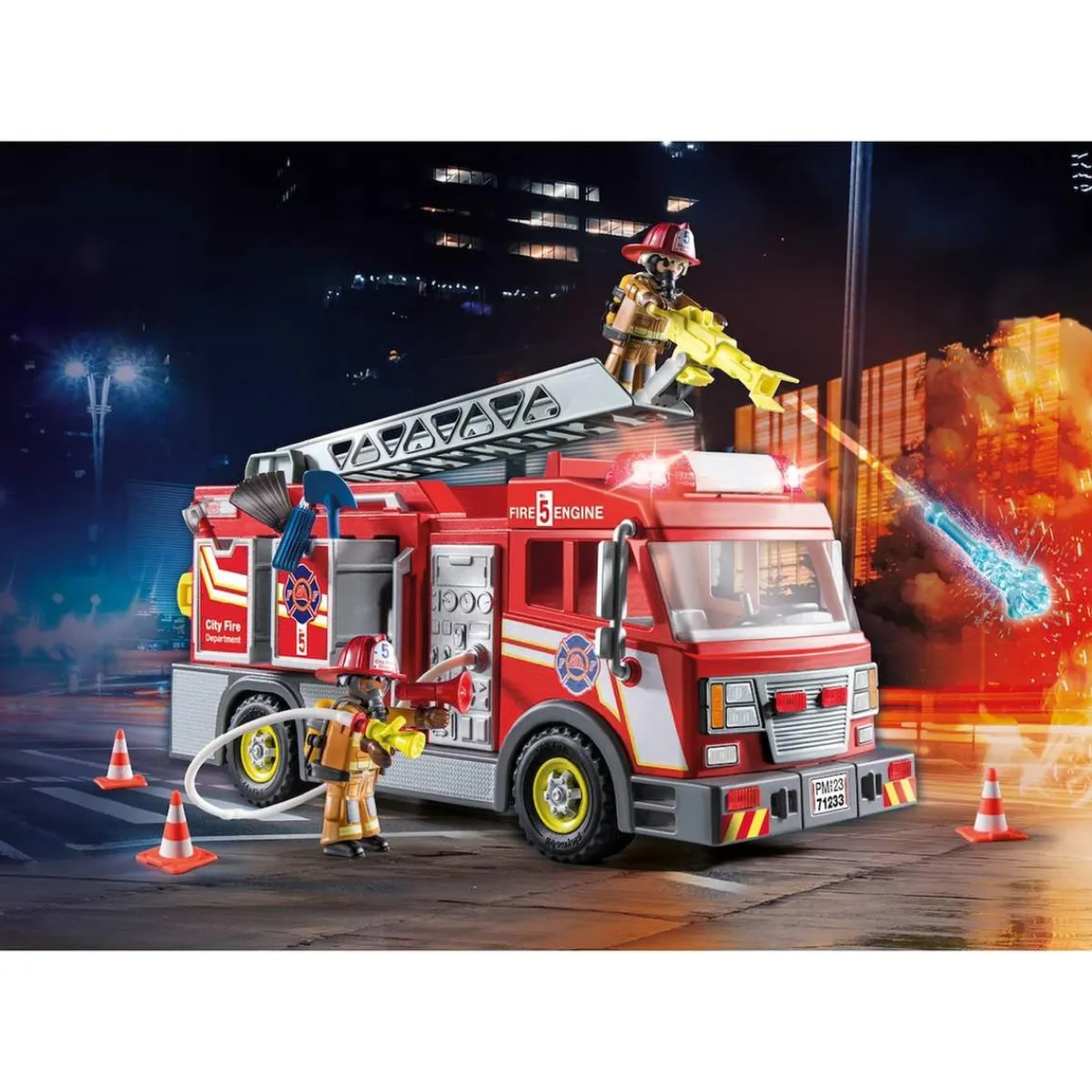 Outlet - Camión de Bomberos City Action Juguetes De Construcción