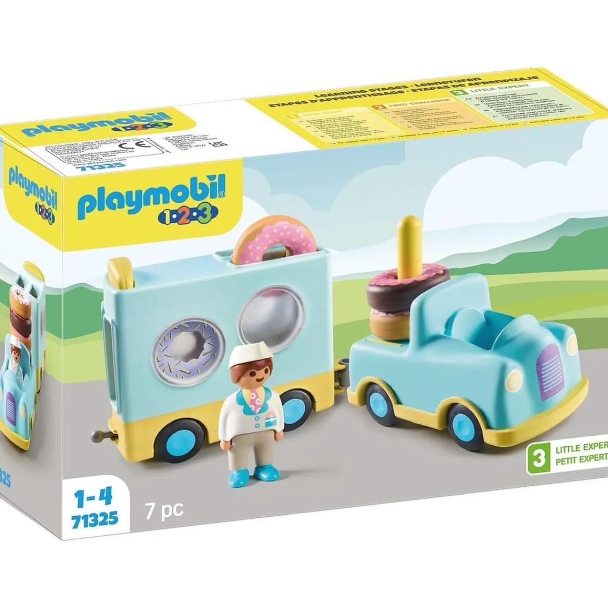 - Camión de donut con función de apilado y clasificación ㅤ*PLAYMOBIL Hot