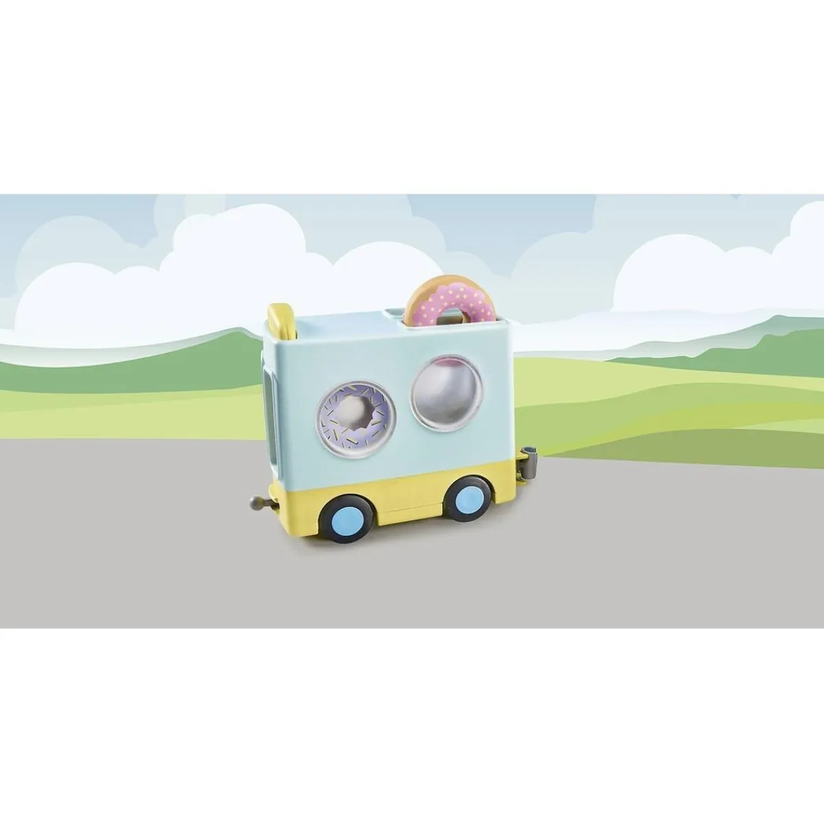 - Camión de donut con función de apilado y clasificación ㅤ*PLAYMOBIL Hot
