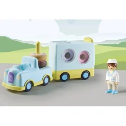 - Camión de donut con función de apilado y clasificación ㅤ*PLAYMOBIL Hot