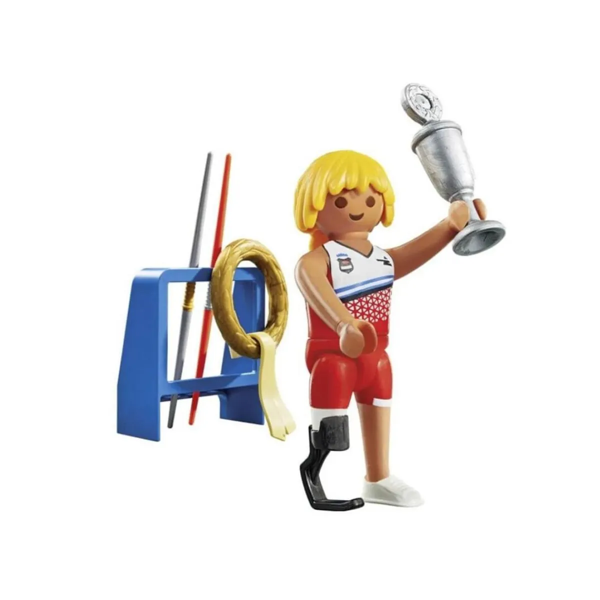 - Lanzamiento de jabalina*PLAYMOBIL