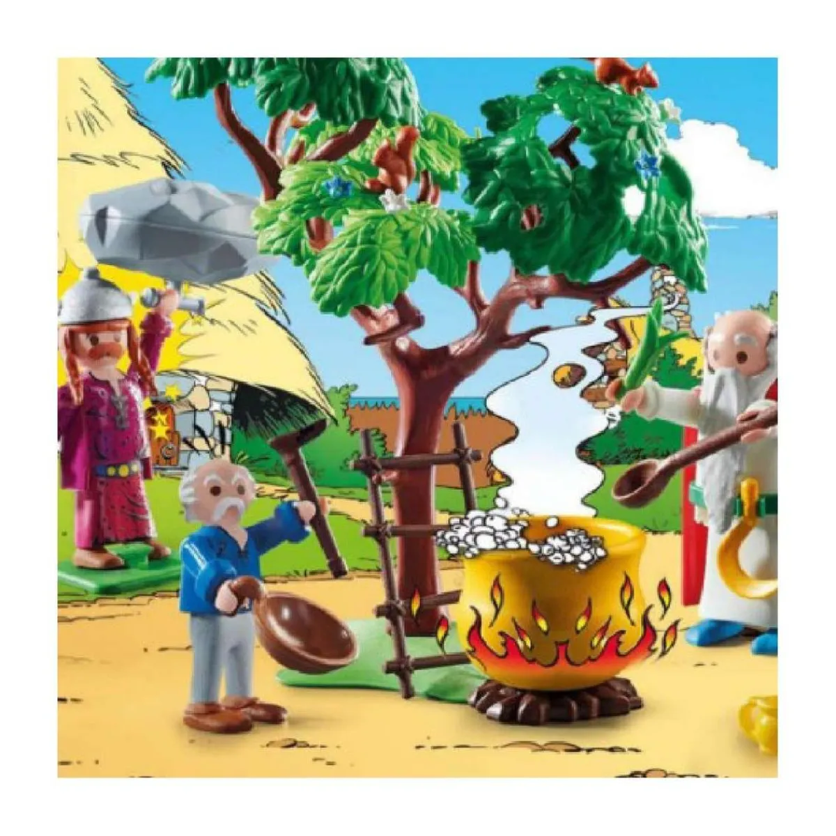 - Panorámix con el caldero de la Poción Mágica - 70933*PLAYMOBIL