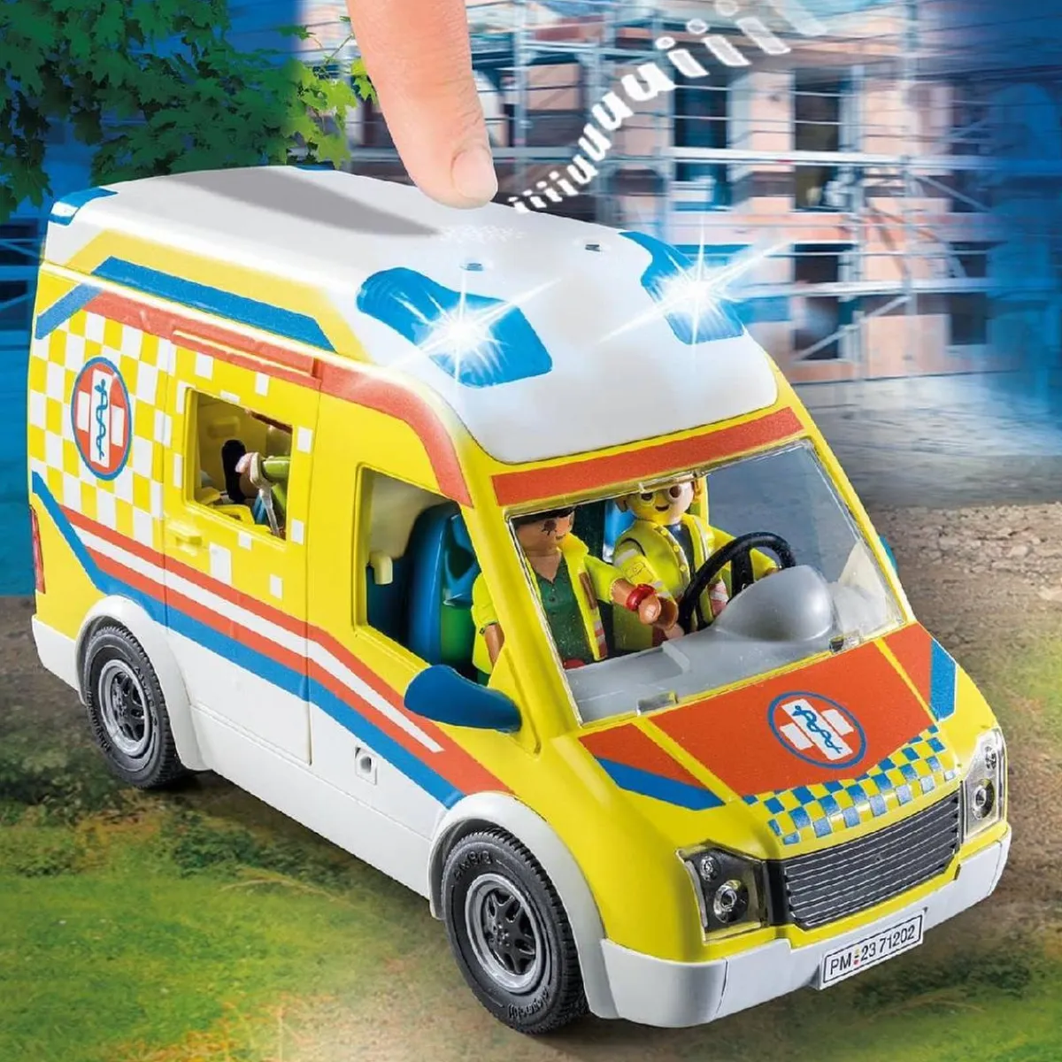 - City Life Ambulancia con luz y sonido ㅤ Juguetes De Construcción