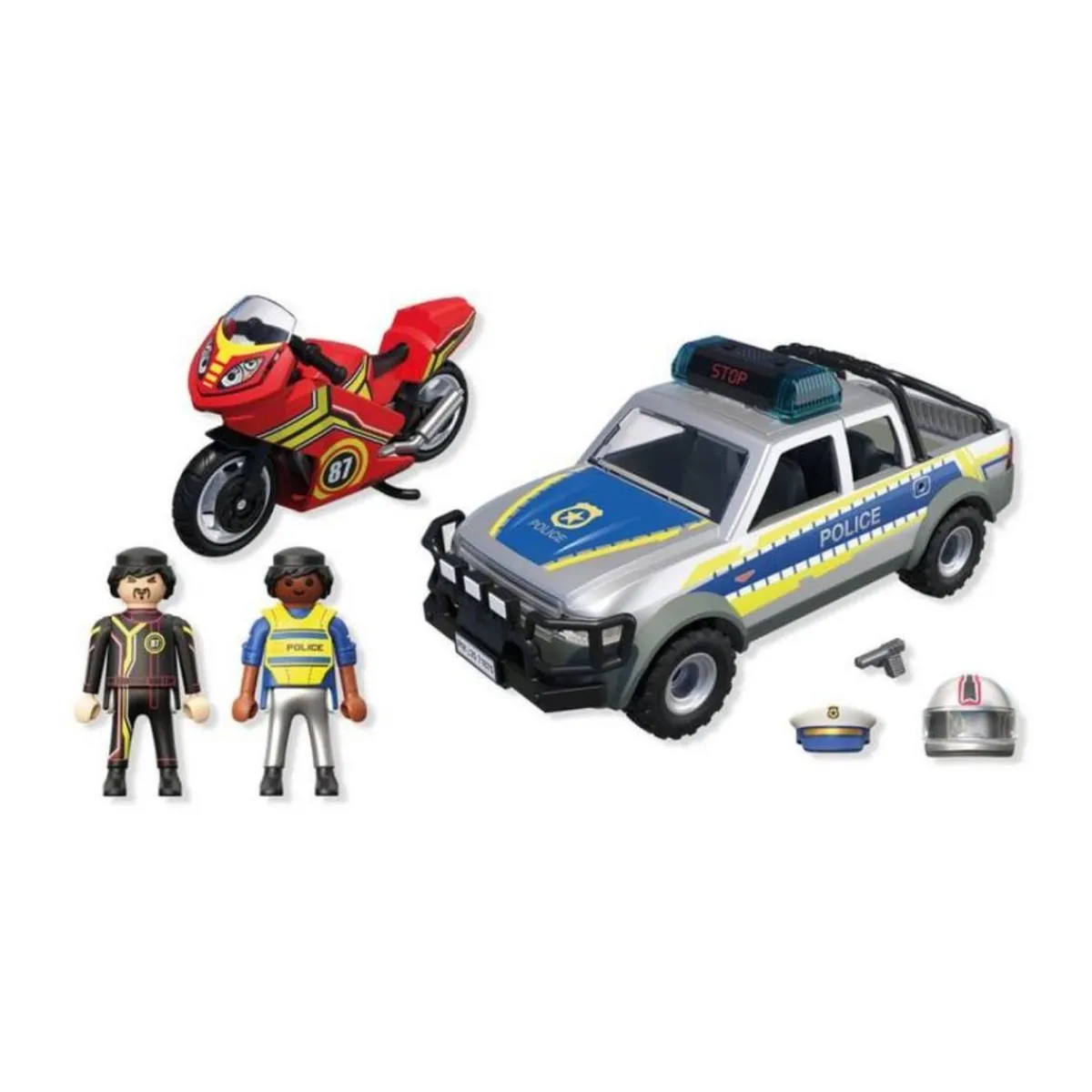 New City Action - Pick Up Persecución Policial Juguetes De Construcción