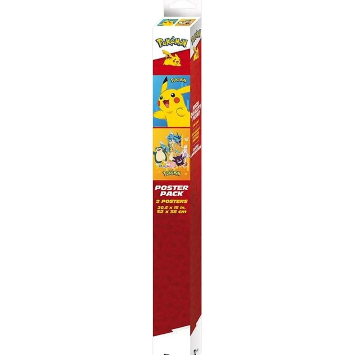 Clearance Pokemon - Set Chibi Poster Pokemon: personajes coloridos Friki Zone|Merchandising