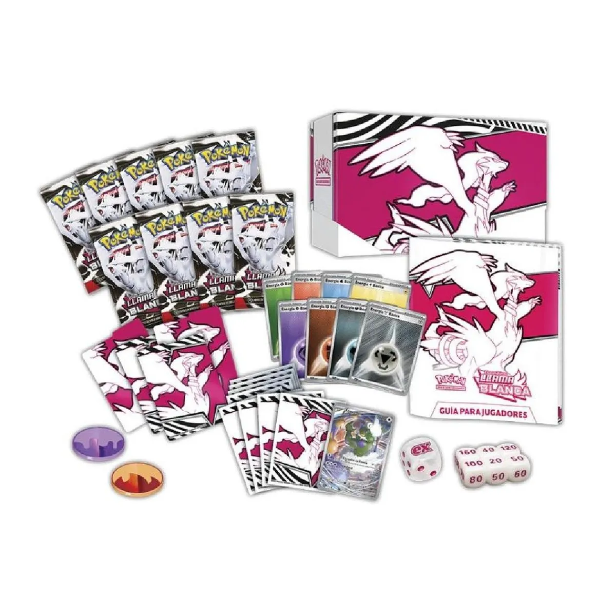 Best Pokémon - Caja de Entrenador Élite - Escarlata y Púrpura: Llama Blanca (Español) Juegos Y Puzzles|Friki Zone