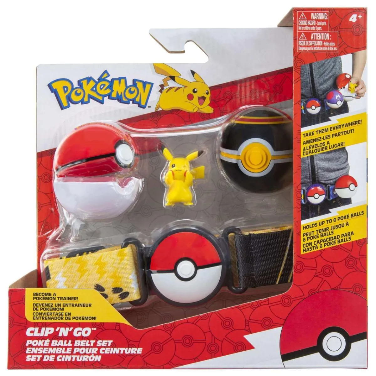 Pokémon - Cinturón Entrenador (varios modelos) Figuras De Acción