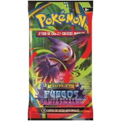 Pokémon - Megaevolución Fuegos Fantasmales - Sobre cartas coleccionables en español (Varios modelos)*BANDAI Outlet