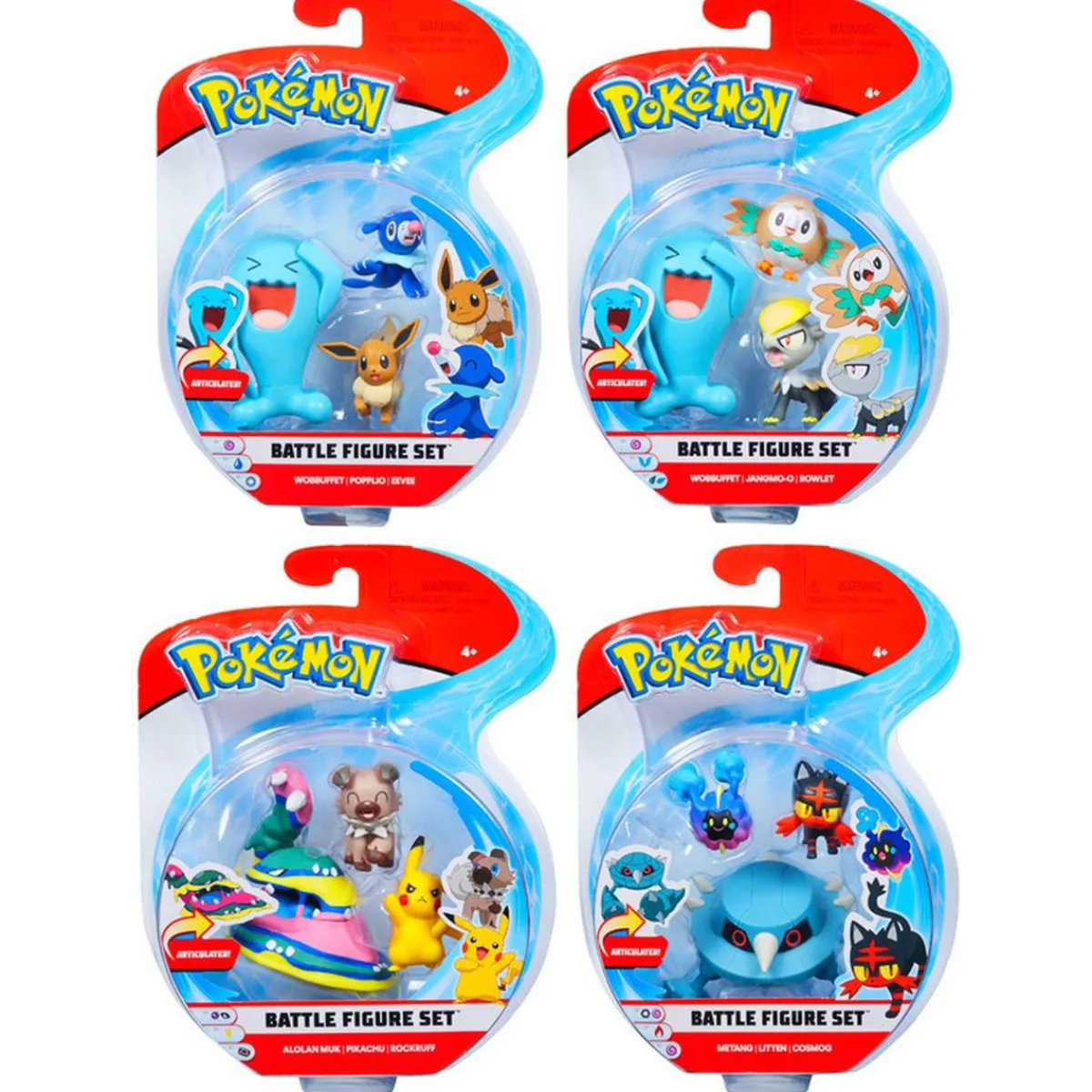 Pokémon - Multipack 3 Figuras (varios modelos)*BIZAK New