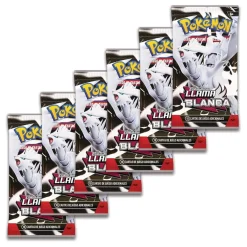 Hot Pokémon - Pack 6 sobres de cartas Escarlata y Púrpura Llama Blanca (español) Juegos Y Puzzles|Friki Zone