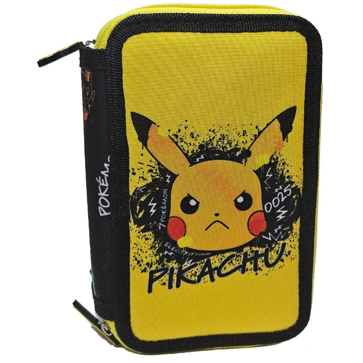 New Pokémon - Plumier 3 cremalleras - Skate Face Material Escolar