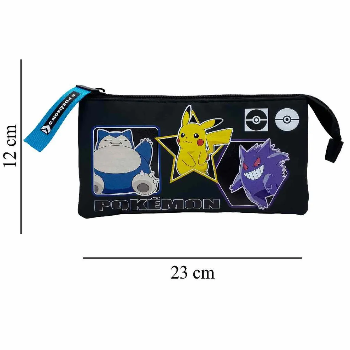Best Pokémon - Portatodo triple - Colección Geo Material Escolar