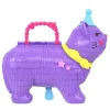 Hot Polly Pocket - Cofre Gatito Piñata Coleccionables Y Mini Mundos