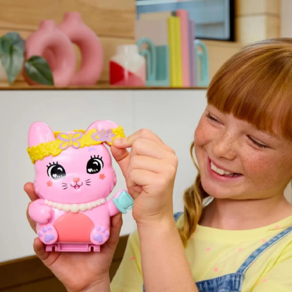 New Polly Pocket - Estuche animal Pocket World (Varios modelos) Coleccionables Y Mini Mundos