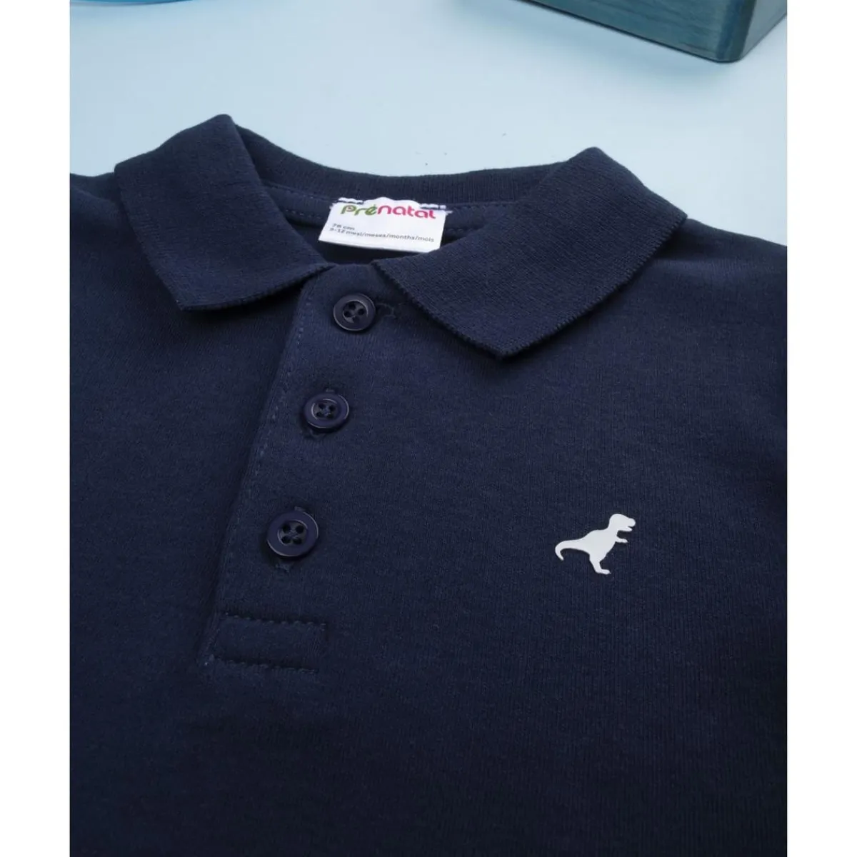 Discount Polo de niño azul marino de manga larga Niño·Bebé Niño 3-36 Meses|Bebé Niño 3-36 Meses·Camisas Y Camisetas