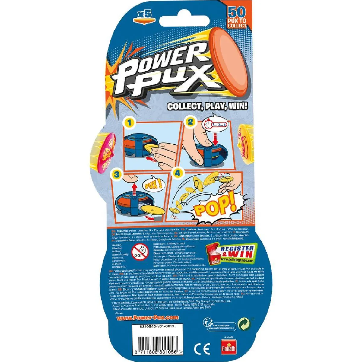 Outlet Power Pux - Power Pack (varios modelos) Figuras De Acción