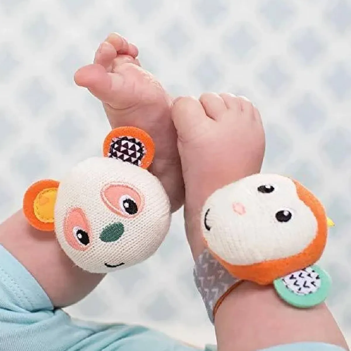 Pulseras sonajero Mono/Panda*PRENATAL Online
