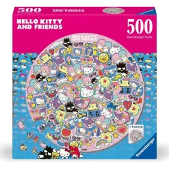 Ravensburger - Hello Kitty - Puzzle redondo 500 piezas*RAVENSBURGER IBÉRICA Clearance