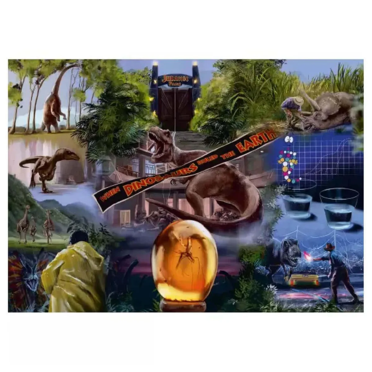 Ravensburger - Jurassick Park - Puzzle 1000 piezas*RAVENSBURGER IBÉRICA Clearance