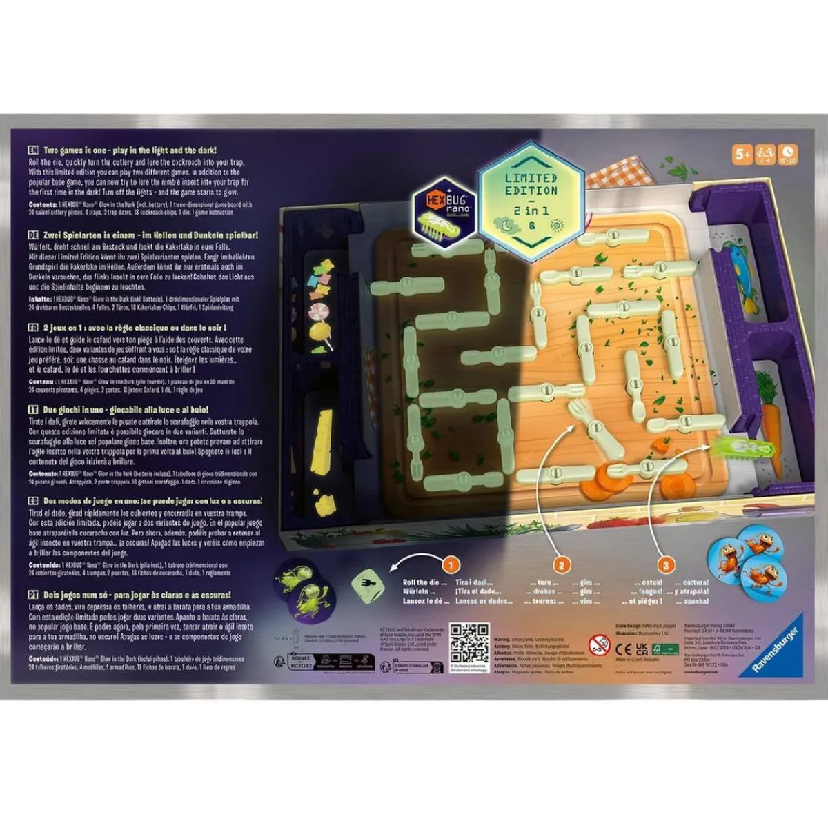 Ravensburger - La Cucaracha - 10ª Edición Brilla en la oscuridad*RAVENSBURGER IBÉRICA Sale
