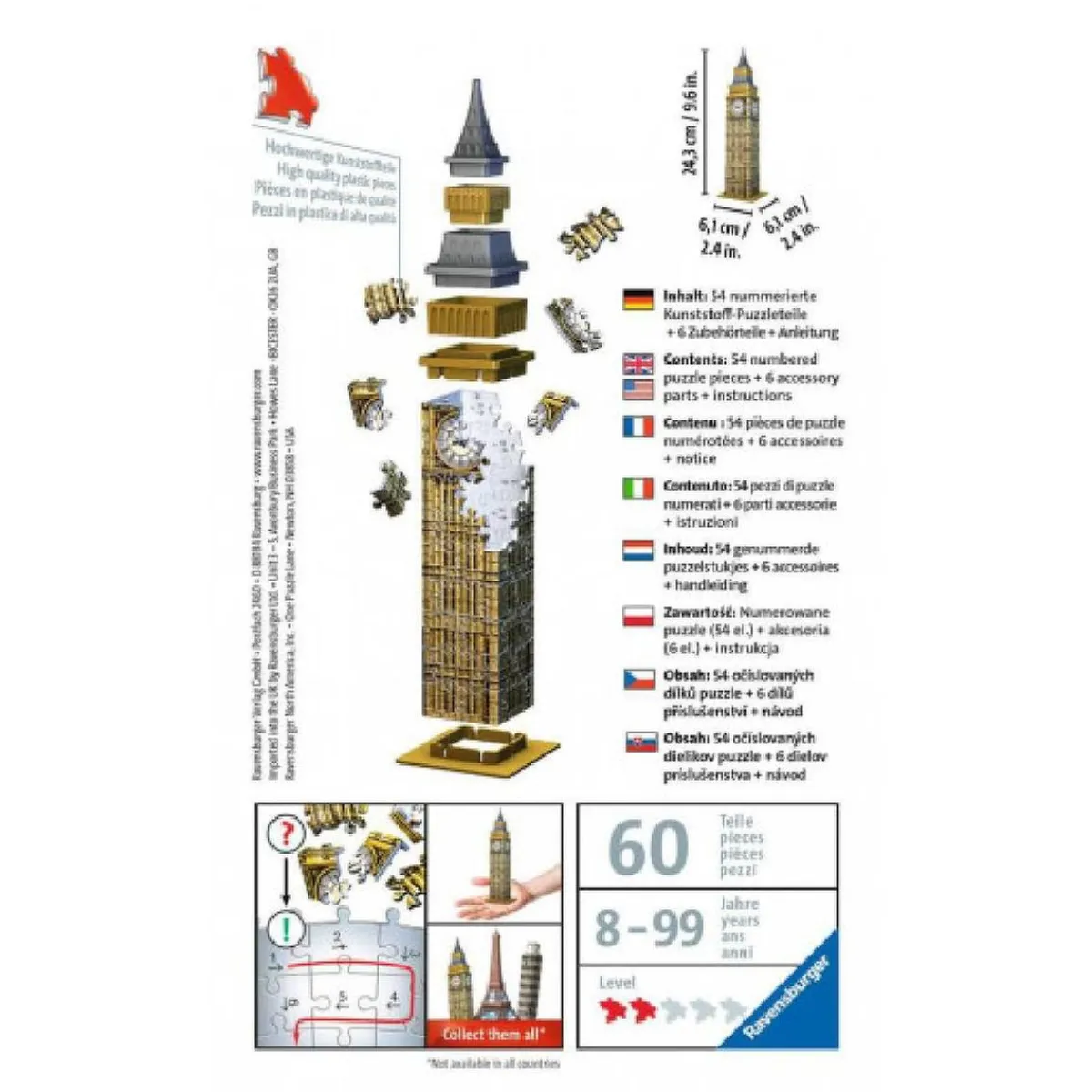 Best Ravensburger - Mini puzzle 3D Big Ben Juegos Y Puzzles