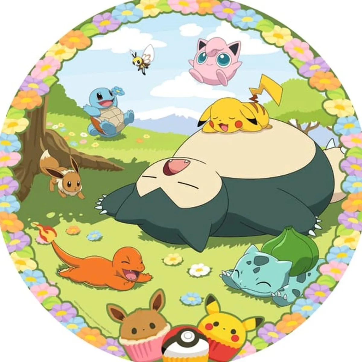 Ravensburger - Pokémon - Puzzle 500 piezas redondo*RAVENSBURGER IBÉRICA New
