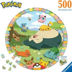 Ravensburger - Pokémon - Puzzle 500 piezas redondo*RAVENSBURGER IBÉRICA New