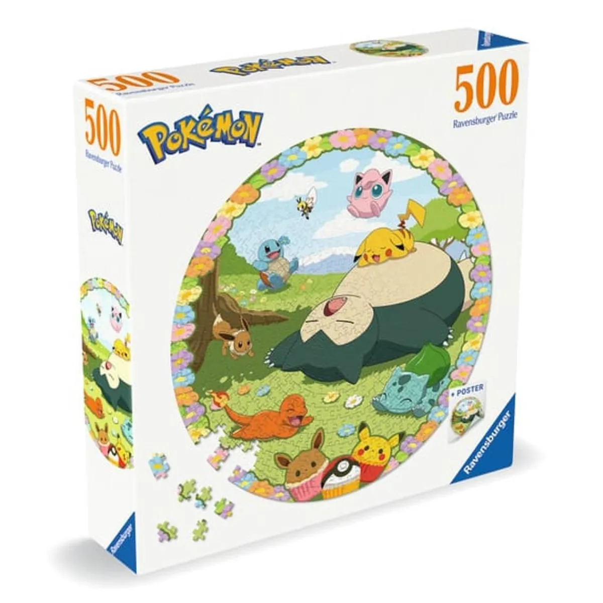 Ravensburger - Pokémon - Puzzle 500 piezas redondo*RAVENSBURGER IBÉRICA New