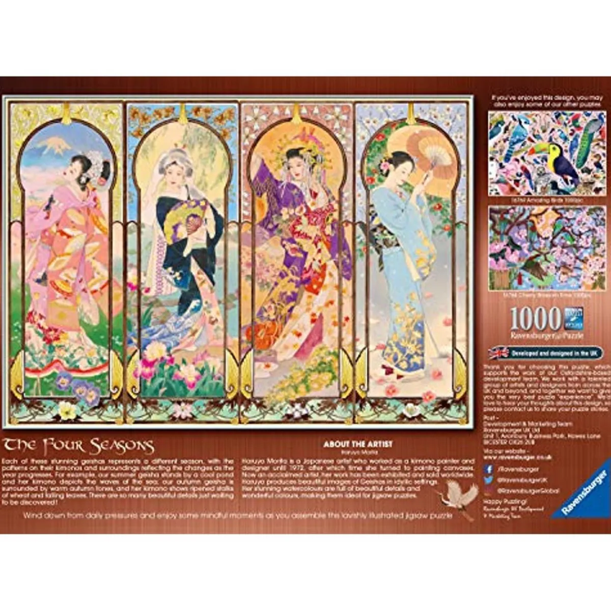New Ravensburger - Puzzle Arte Mil Piezas Cuatro Estaciones ㅤ Juegos Y Puzzles