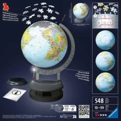 Ravensburger - Puzzle 3D Globo Night Edition 540 Piezas ㅤ*MONDO Best