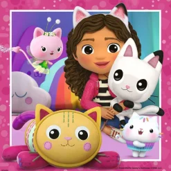 Outlet Ravensburger - Puzzle 3x49 piezas Gabby's Dollhouse, colección multicolor ㅤ Juegos Y Puzzles