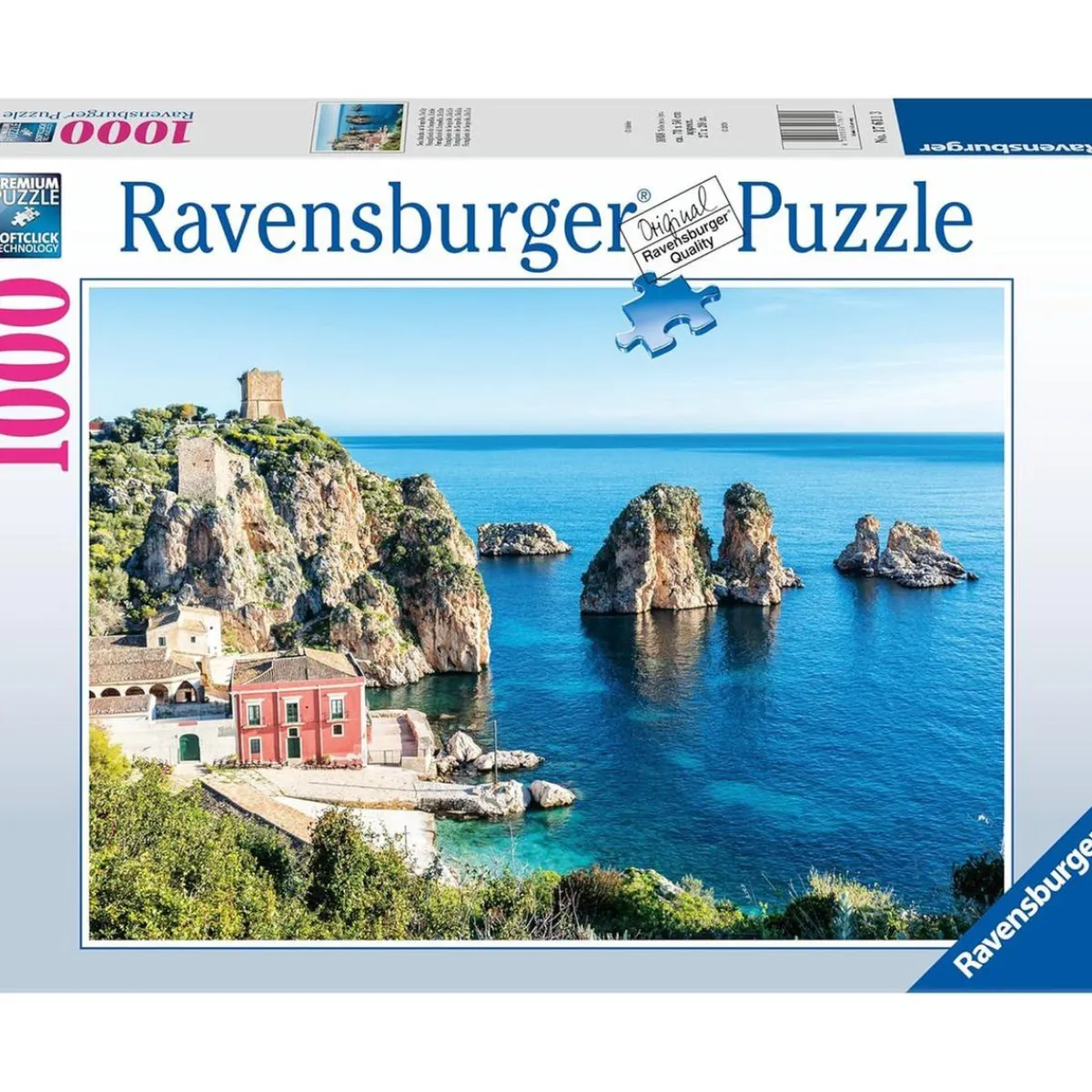 Ravensburger - Rompecabezas Paisaje Mediterráneo Italia, 1000 Piezas ㅤ*RAVENSBURGER IBÉRICA Hot