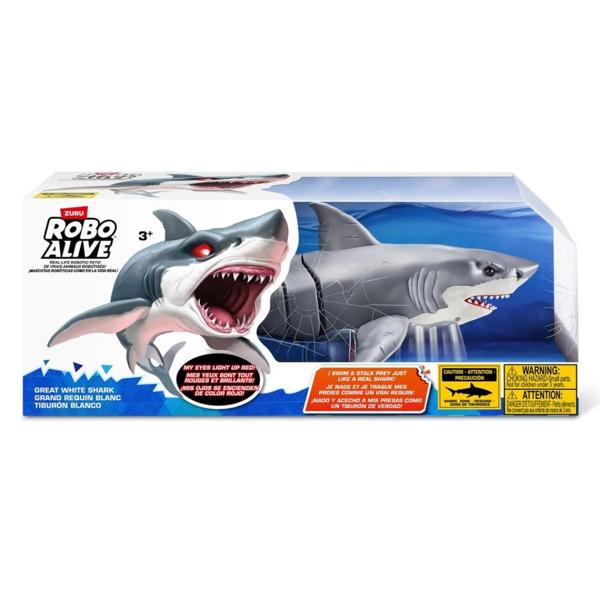 Hot Robo Alive Shark Attack Nadando Figuras De Acción