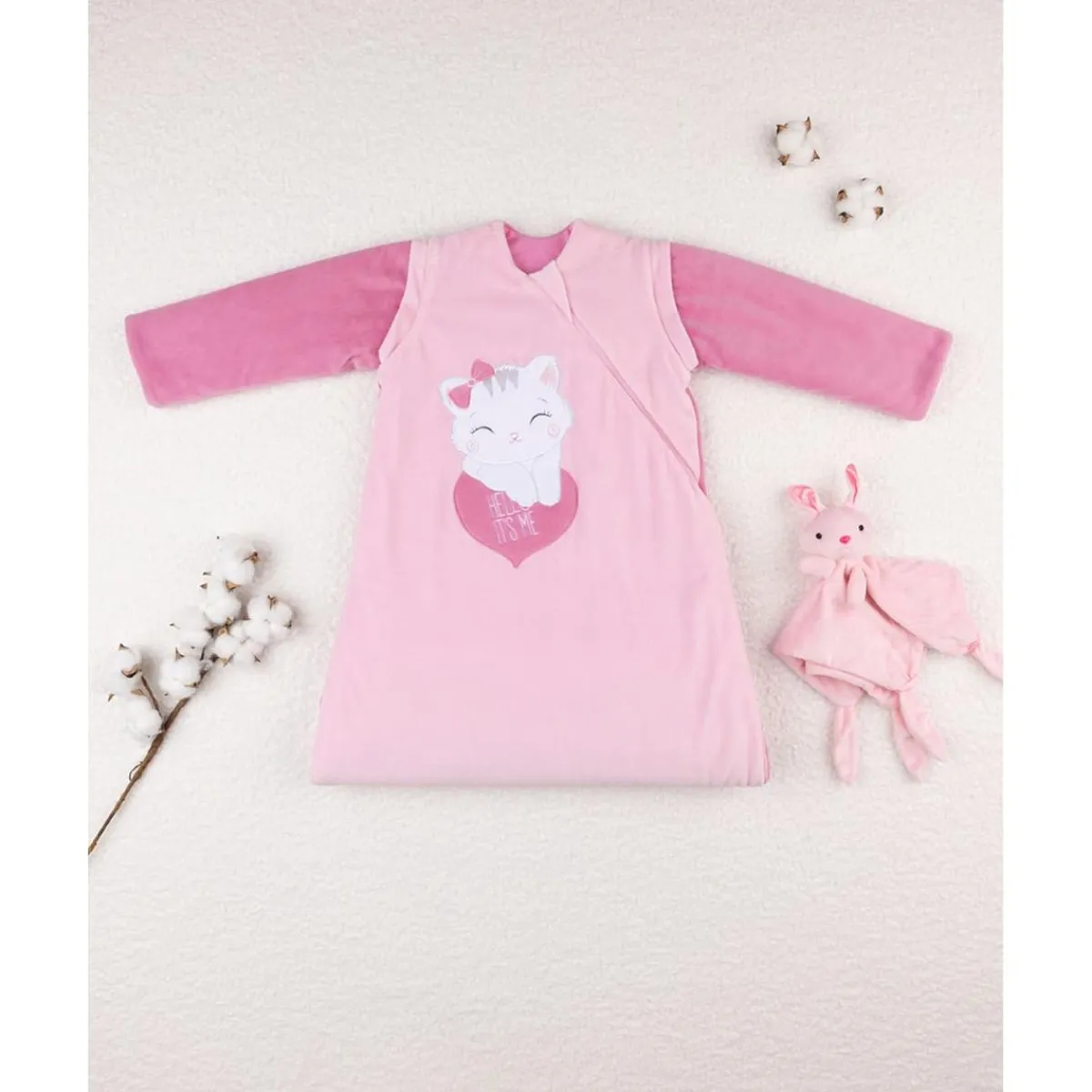 New Saco de dormir con mangas bebé niña rosa TOG 3,5 Recién Nacido·Ropa De Cama|Ropa De Cama·Saco De Dormir
