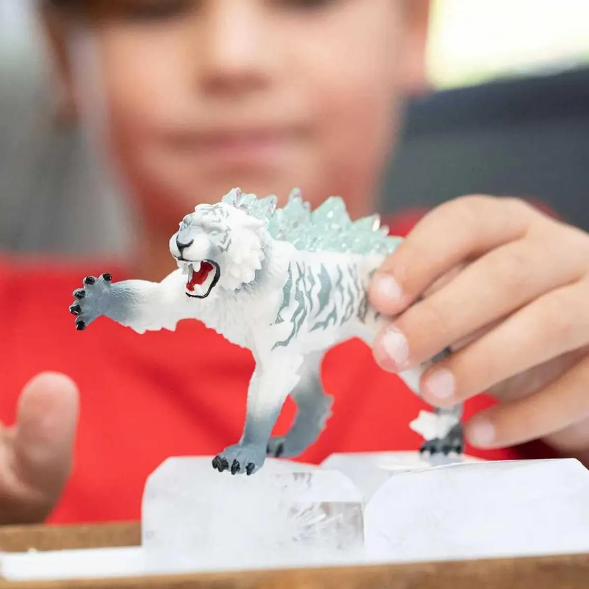 New - Figura de acción Eldrador Creatures: Tigre de Hielo ㅤ Coleccionables Y Mini Mundos