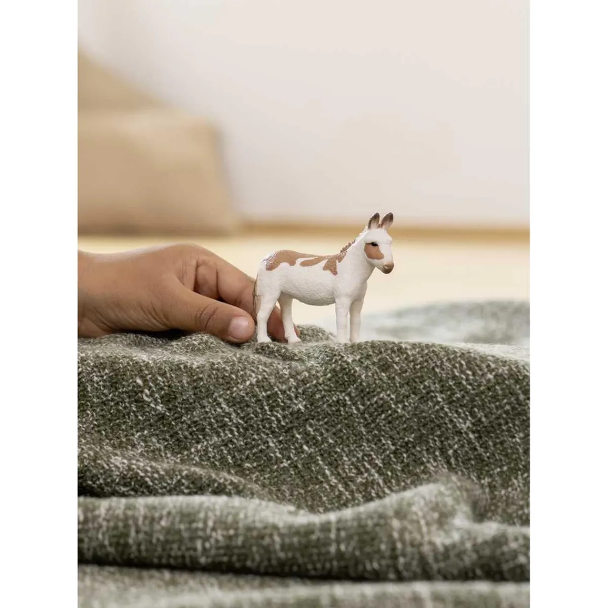 Hot - Figura de juguete de burro manchado americano ㅤ Coleccionables Y Mini Mundos