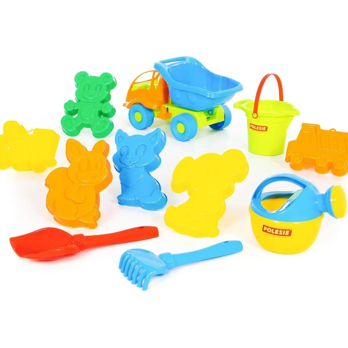 Set de arena con camión y cubo (varios colores)*M.C. Outlet