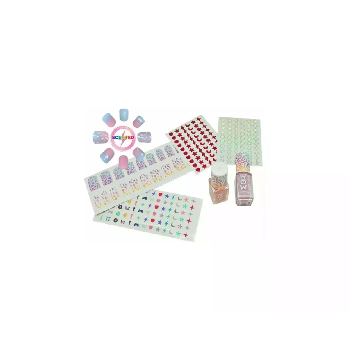 Set de manicura con uñas perfumadas Wow Generation Multicolor*BIZAK Clearance