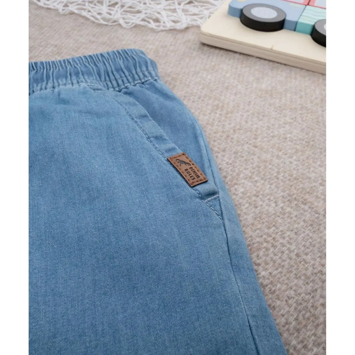 Sale Short bimbo vaquero claro Niño 2-10 Años·Vaqueros, Pantalones Y Petos|Niño·Niño 2-10 Años