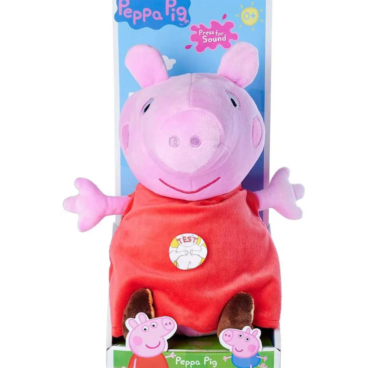 Discount Simba - Peppa Pig - Peluche con sonido Peppa Pig, suave y agradable, 25-33 cm ㅤ Coleccionables Y Mini Mundos