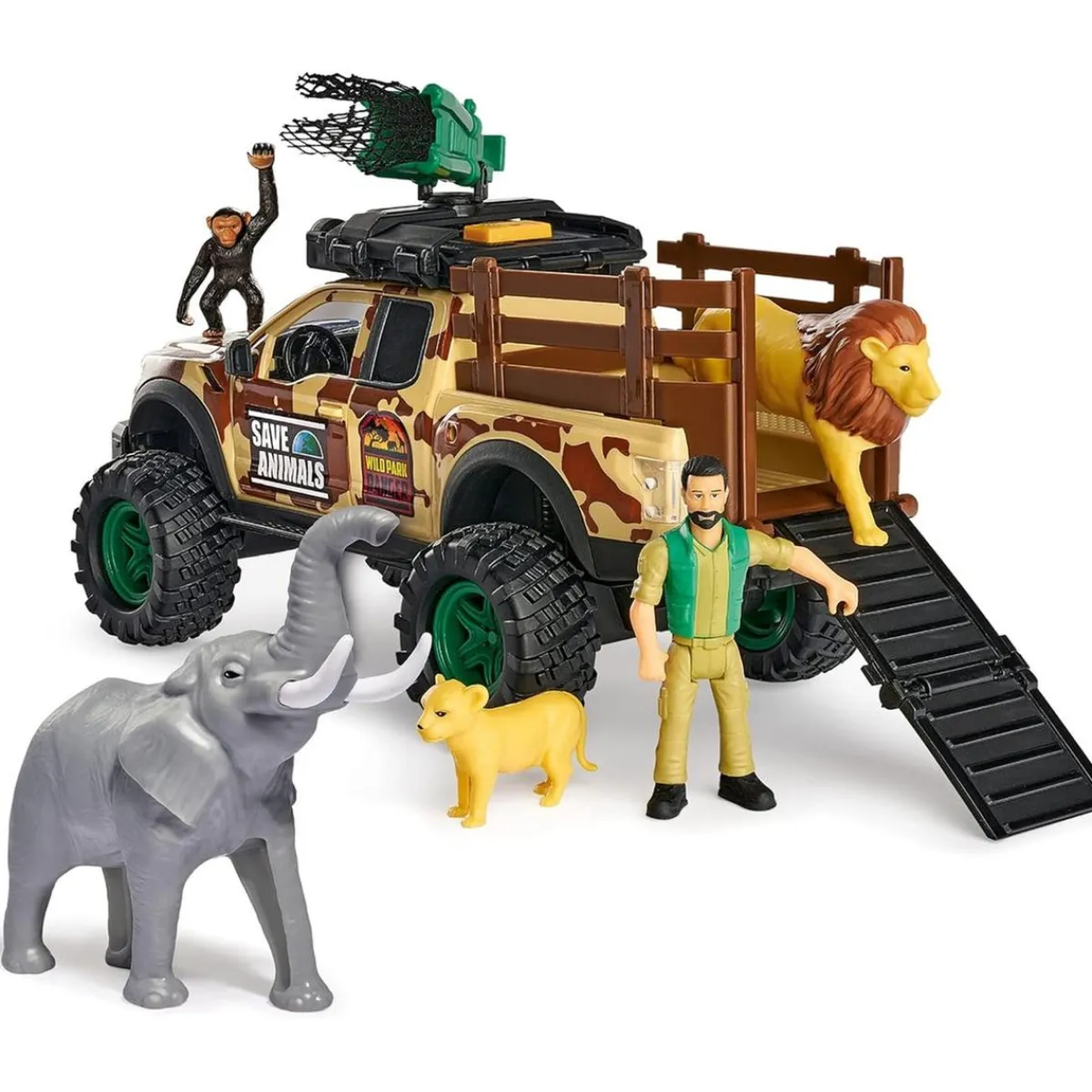 Simba - Set de Guardabosques del Parque Salvaje con Efectos Sonoros ㅤ*TOYS "R" US Outlet