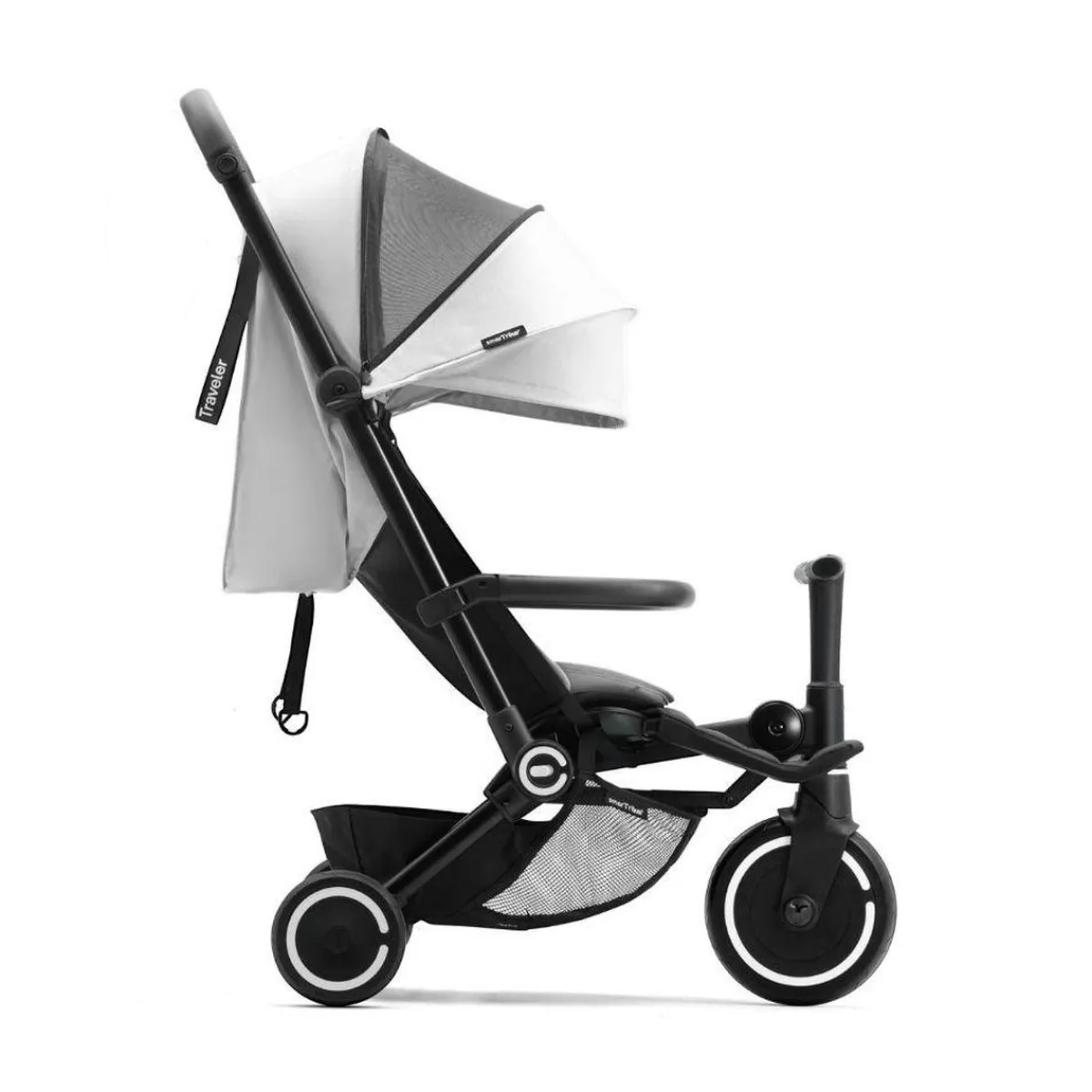 Traveler Everest White – Silla de paseo / Triciclo 4-en-1*SMARTRIKE Outlet