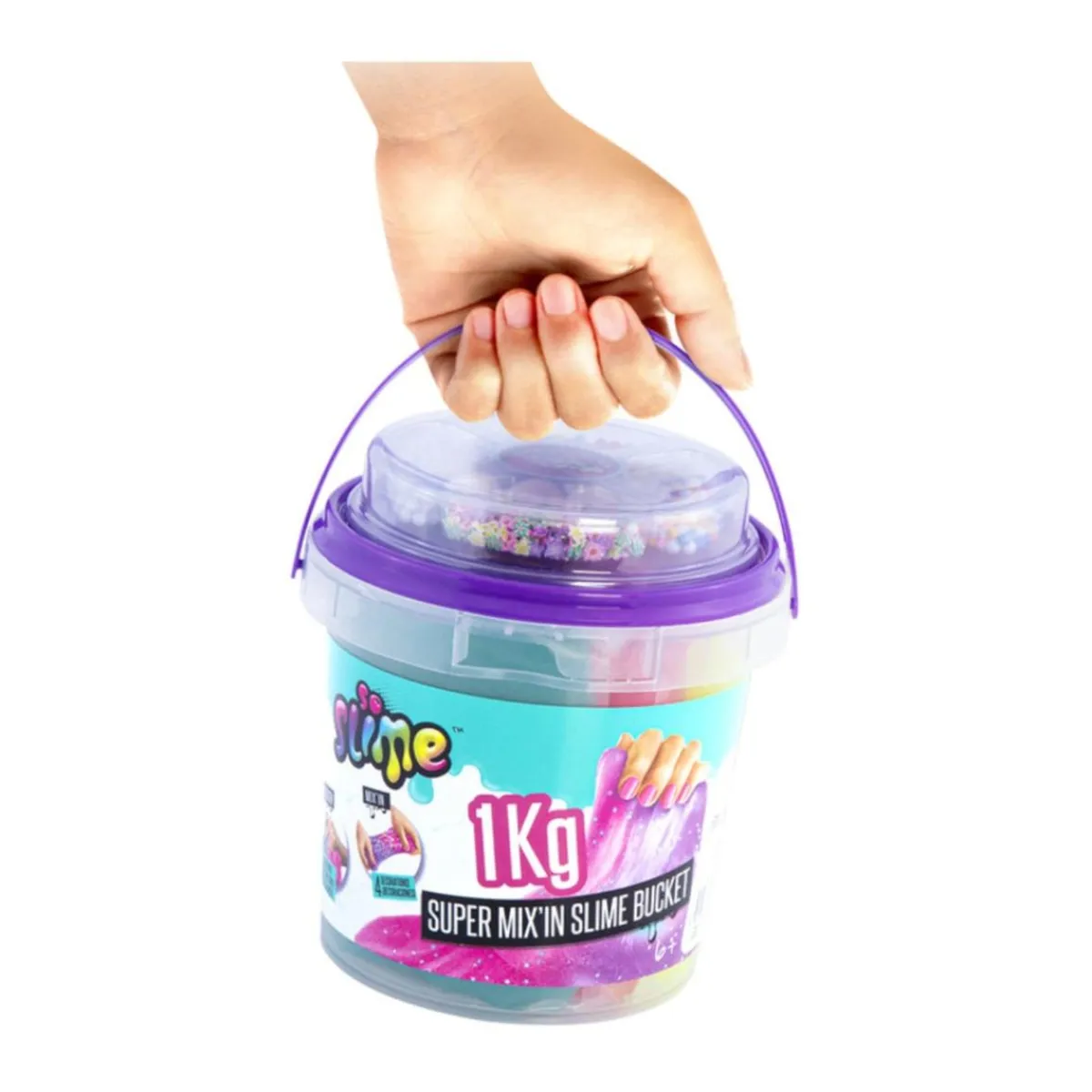 Sale So Slime - Cubo slime con decoraciones (varios colores) Arte Y Manualidades